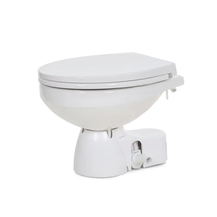 38045-4192 – JABSCO Toilet, Permanent/ Rotatable Base/ Regular Bowl Size On-Board Fresh Water Rinse Model Composite S...